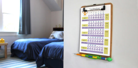 Check-off Calendar - PRINTABLE – The Kid Who Can